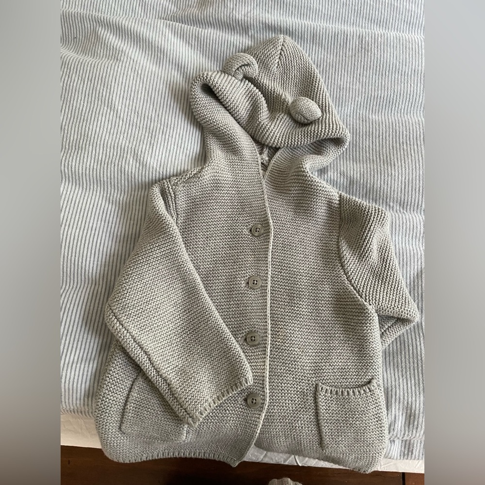 Two cardigan sweaters from the Gap — warm and adorable!!